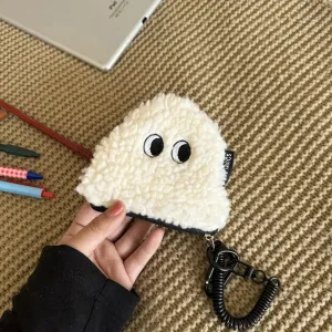 🍙 Adorable Rice Ball Coin Purse 👜 Plush Wallet with Lanyard - Perfect for Cute Storage! 🎀