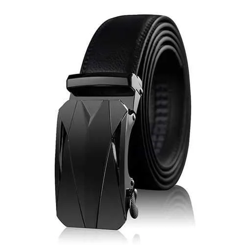 125CM Men Dress Belt Genuine Leather 36mm Wide Business Belt