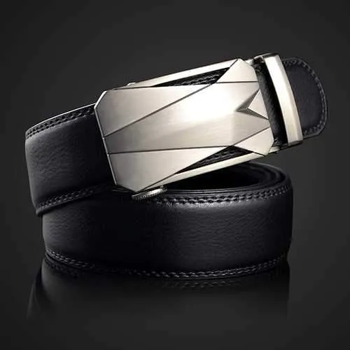125CM Men Dress Belt Genuine Leather 36mm Wide Business Belt