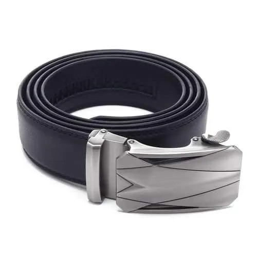 125CM Men Dress Belt Genuine Leather 36mm Wide Business Belt