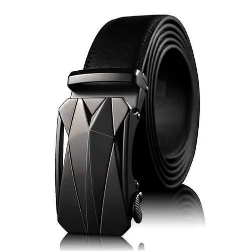 125CM Men Dress Belt Genuine Leather 36mm Wide Business Belt