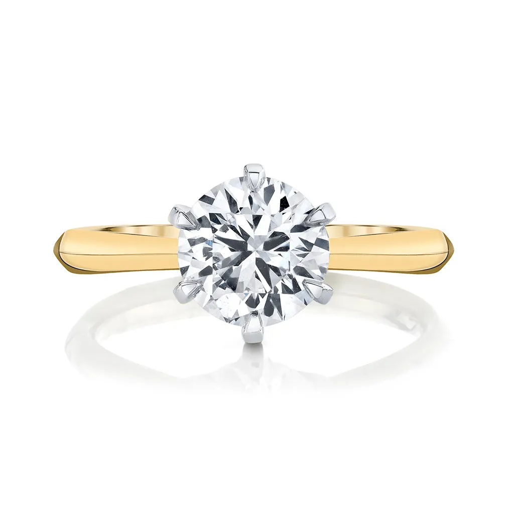 1.55 cttw. Round Brilliant Cut Solitaire