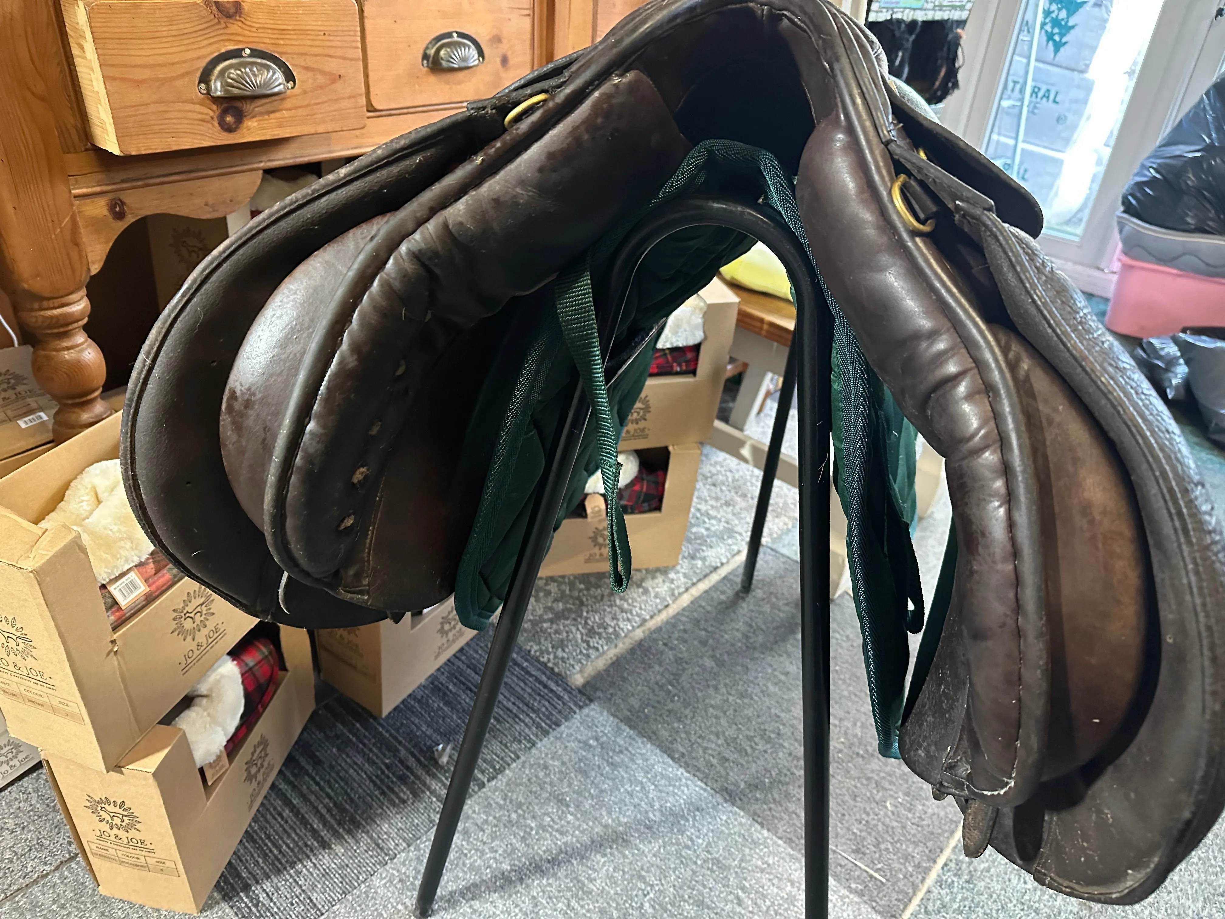 17.5” nick Dolman Gp Saddle brown med fit