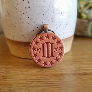 1776 USA Keychain