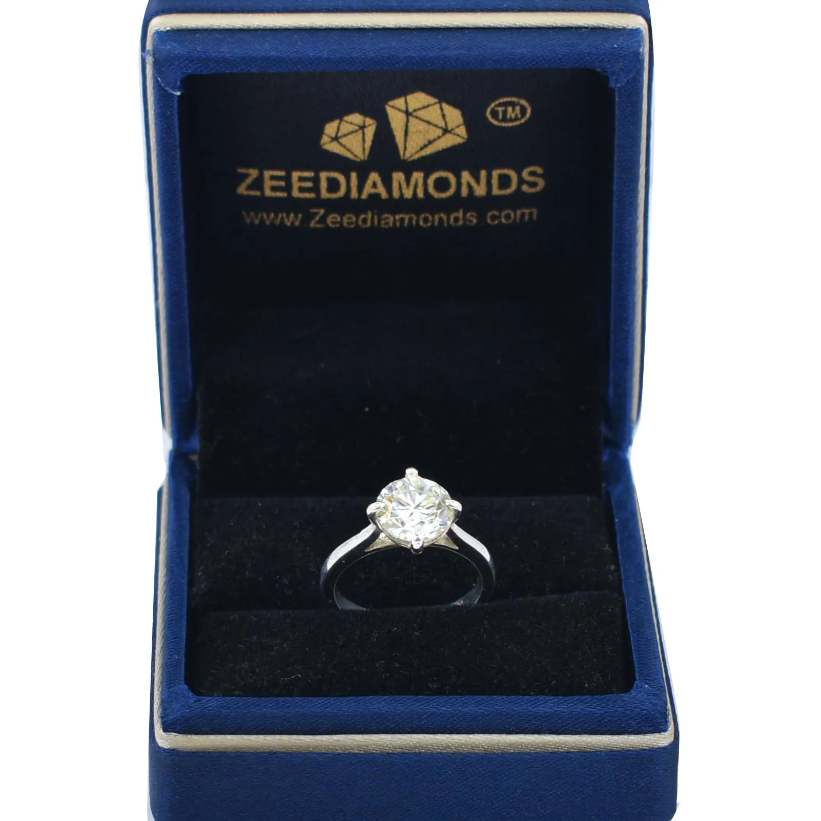 1.80 Ct Very Elegant Off White Diamond Solitaire Ring, Very Elegant & Great Sparkle ! Ideal For Birthday Gift, Certified Diamond!