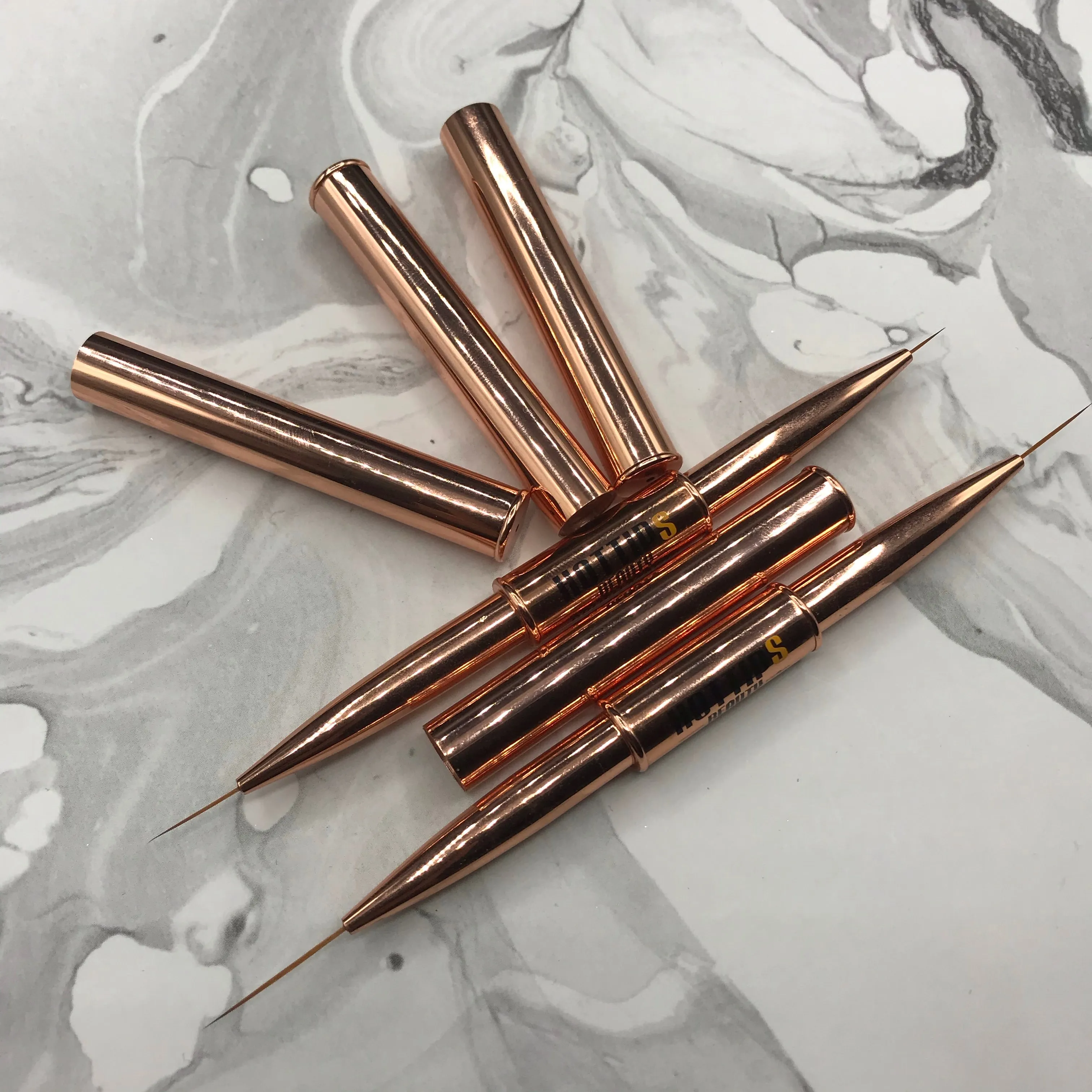 2 Ultra Thin Nail Liner Brush Kit
