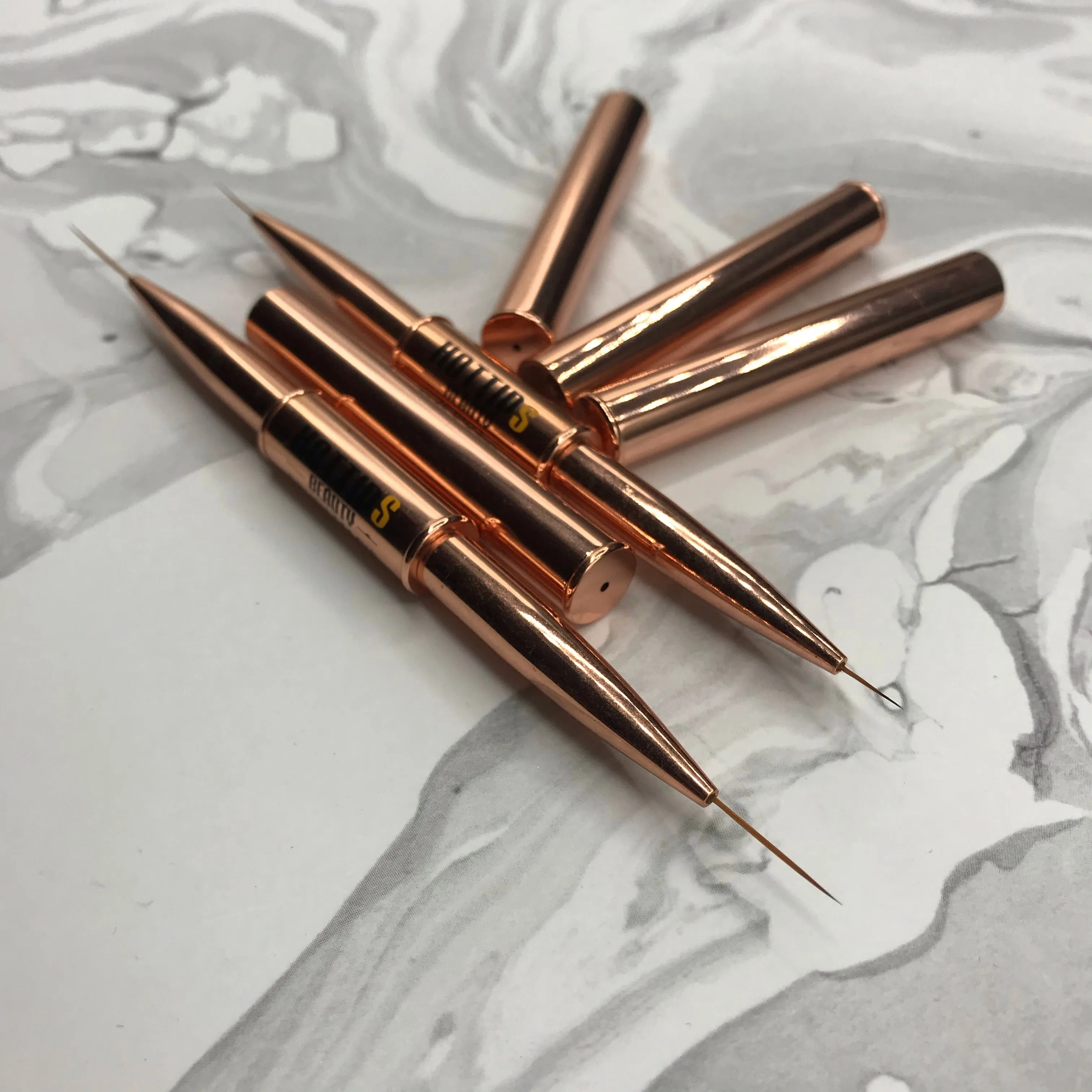 2 Ultra Thin Nail Liner Brush Kit