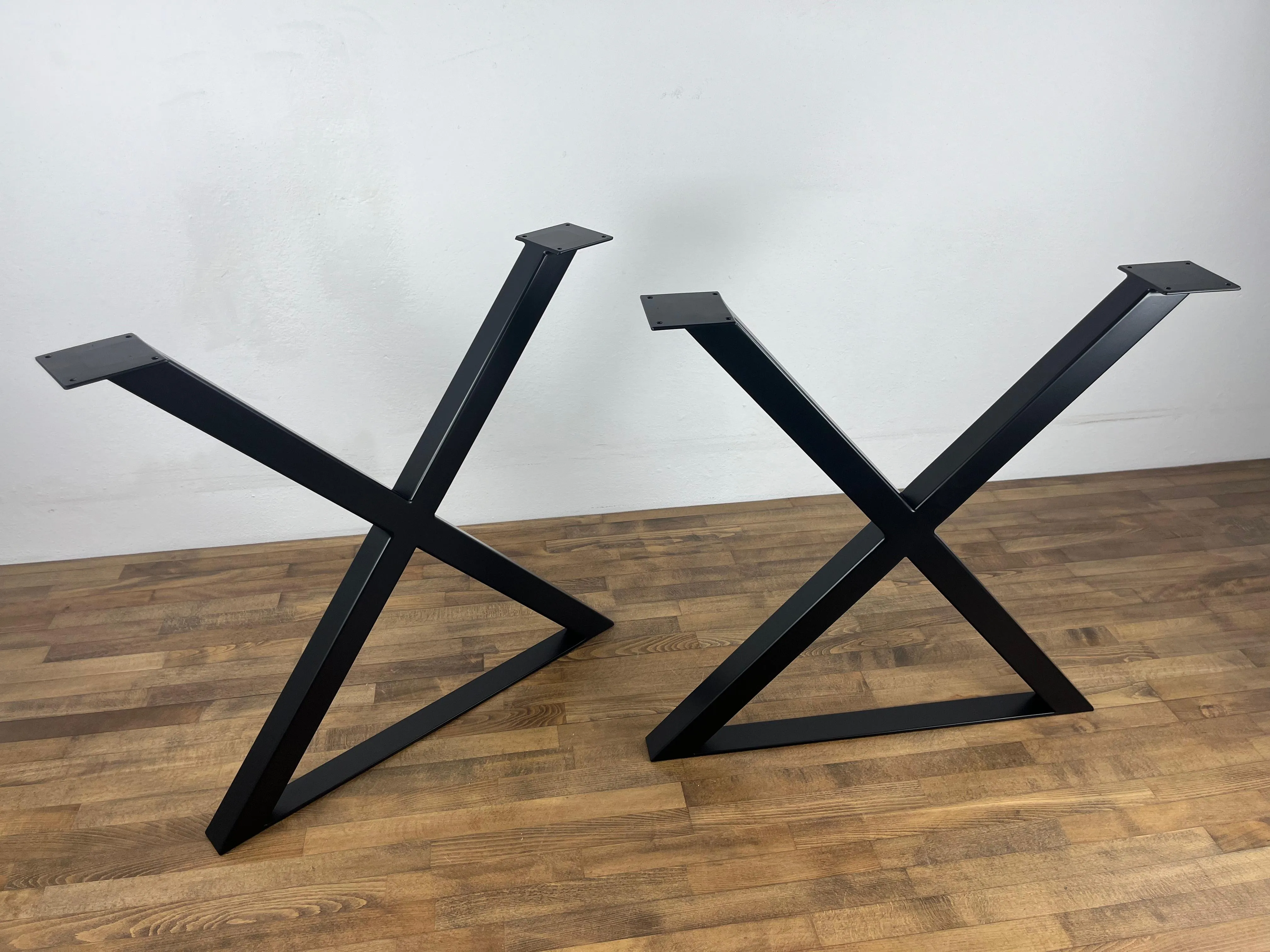 28" X-Frame Steel Table Legs, 28" Base Width, Set(2)