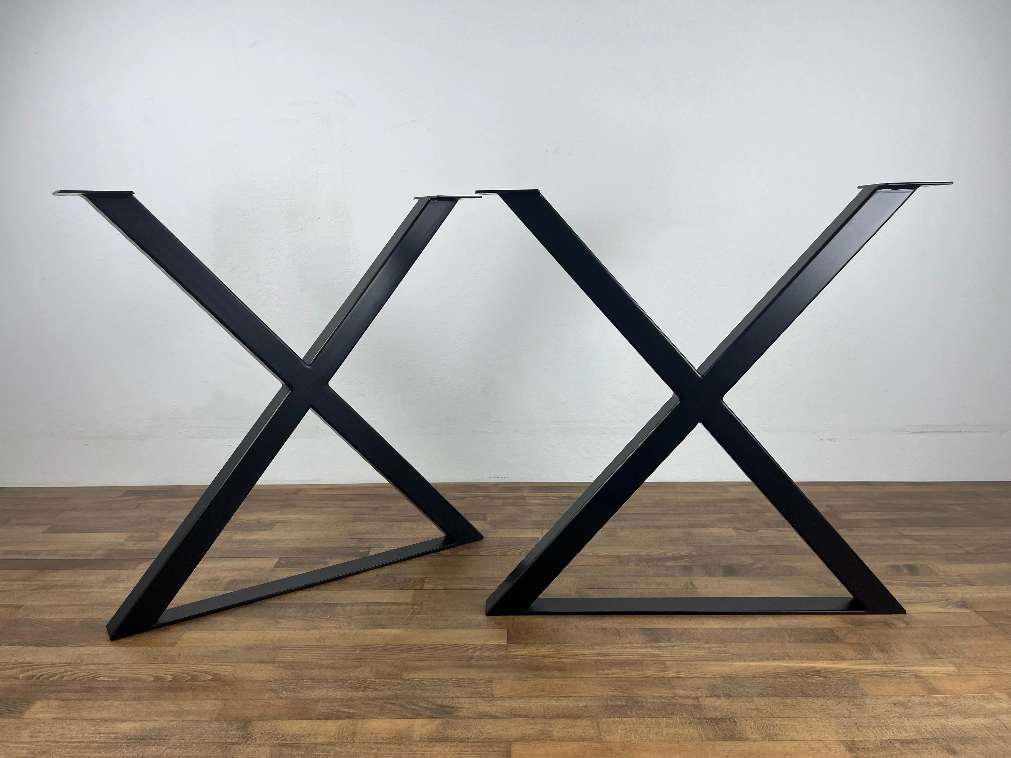 28" X-Frame Steel Table Legs, 28" Base Width, Set(2)