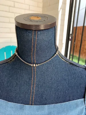 3-6 mm Variated "Navajo Style" Sterling Pearls