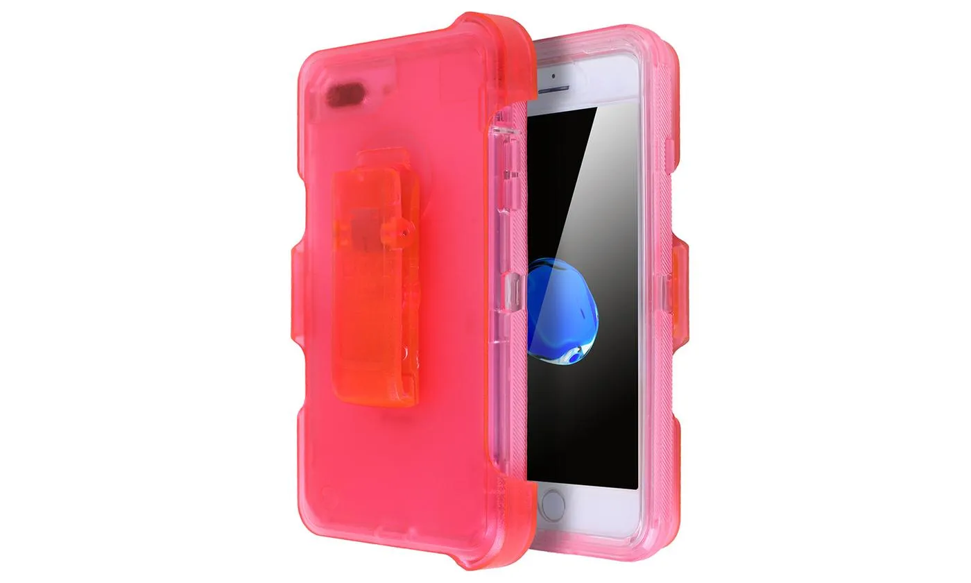 4 in 1 Case With Clip Shockproof For iPhone6/6S7/8/6 6S 7 8 Plus/X/XS/XR/Xs Max