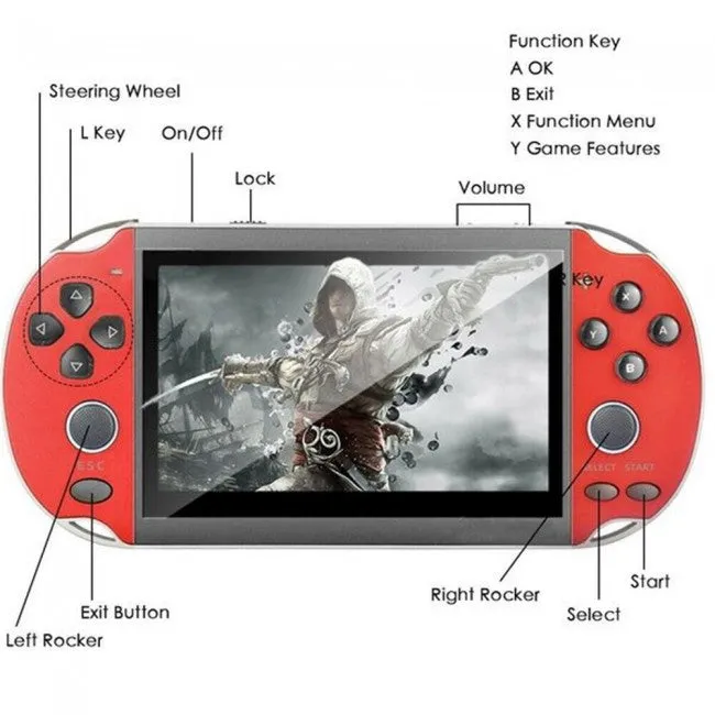 4.3 Inch PSP Handheld Game Console