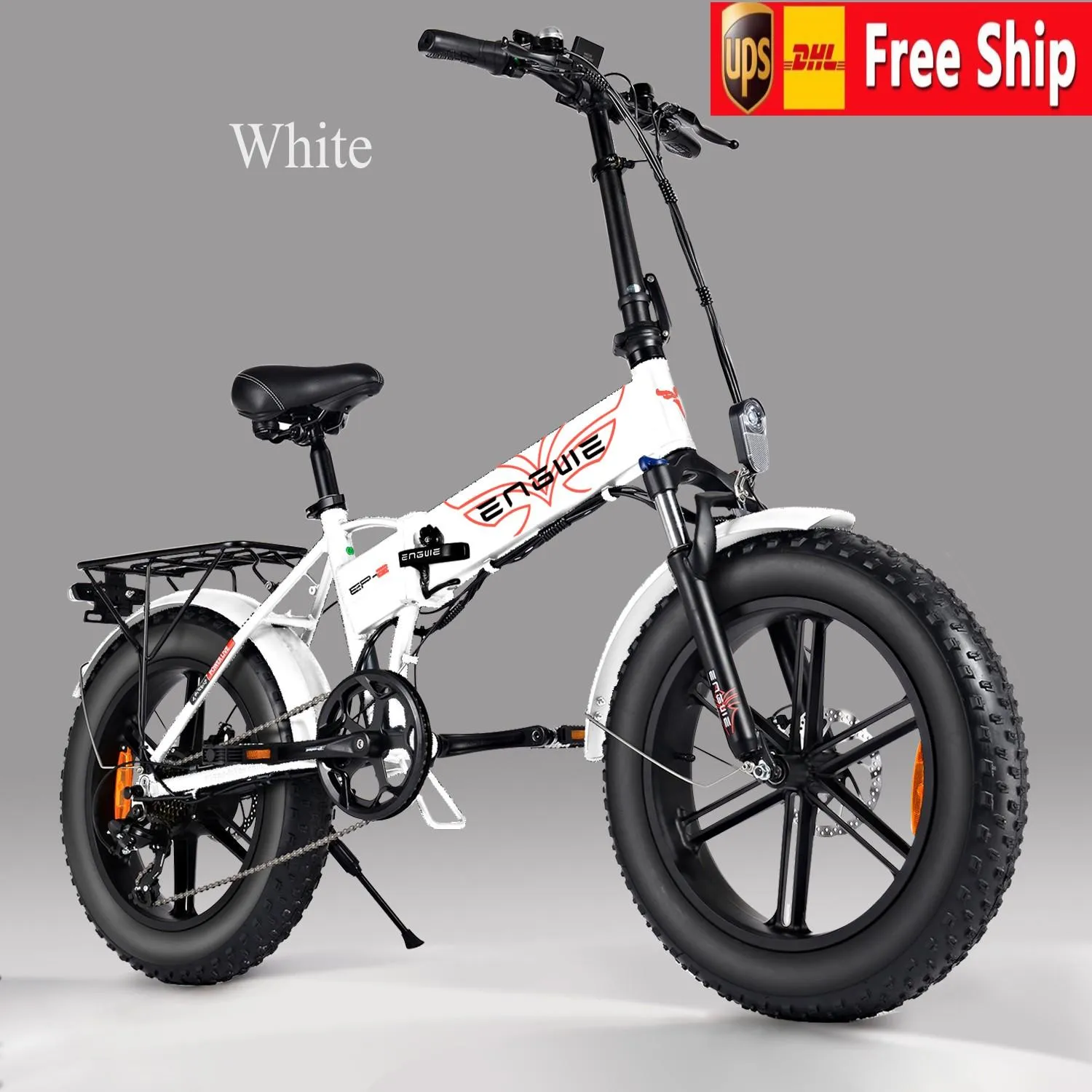 48V 500w Folding Fat Tire Off Road High Speed Electric Bicycle