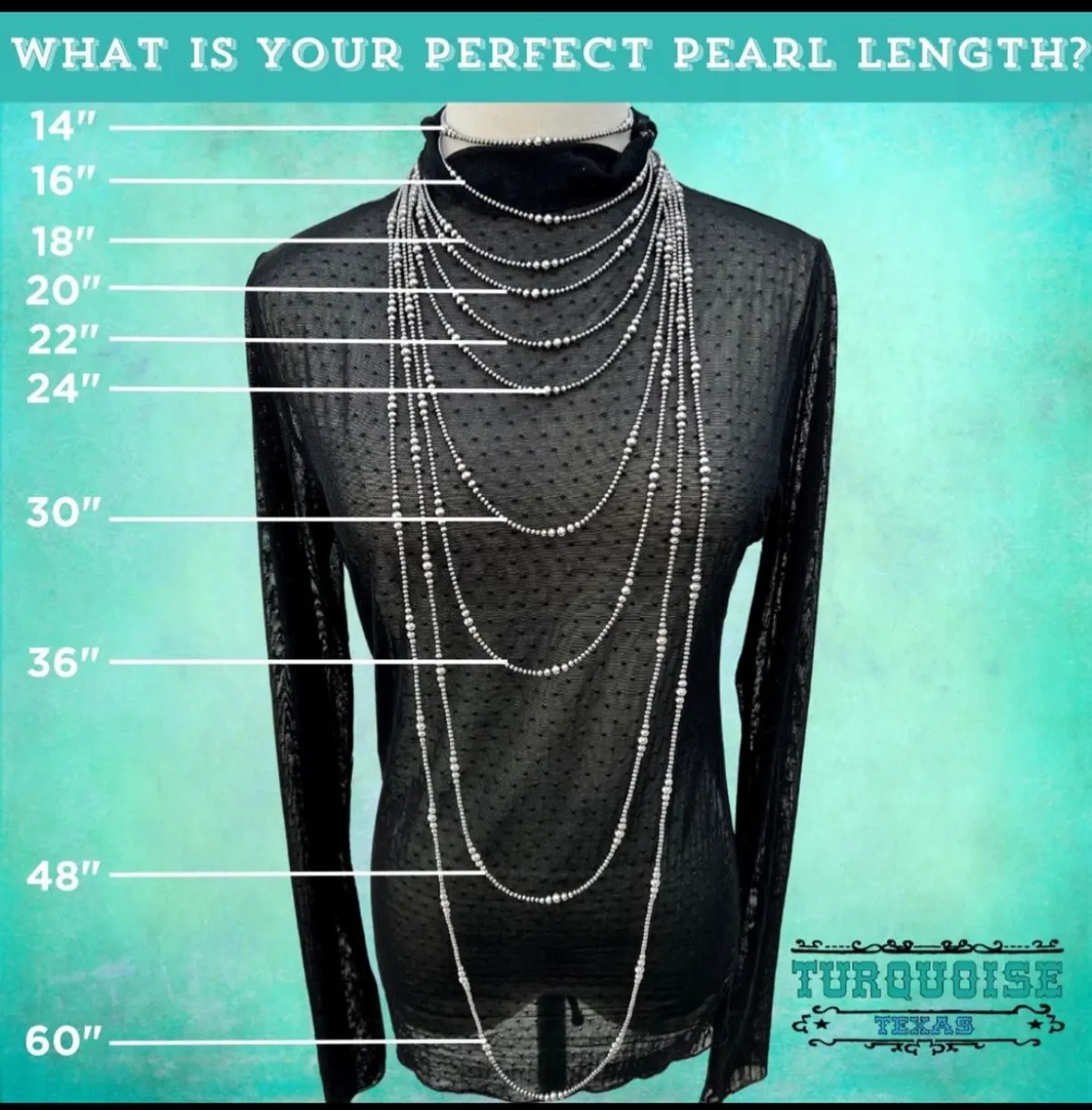 4MM " Navajo Style" Sterling Pearls Necklace