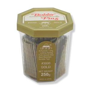 555 Bobby Pins No.3000 2" Gold 51mm