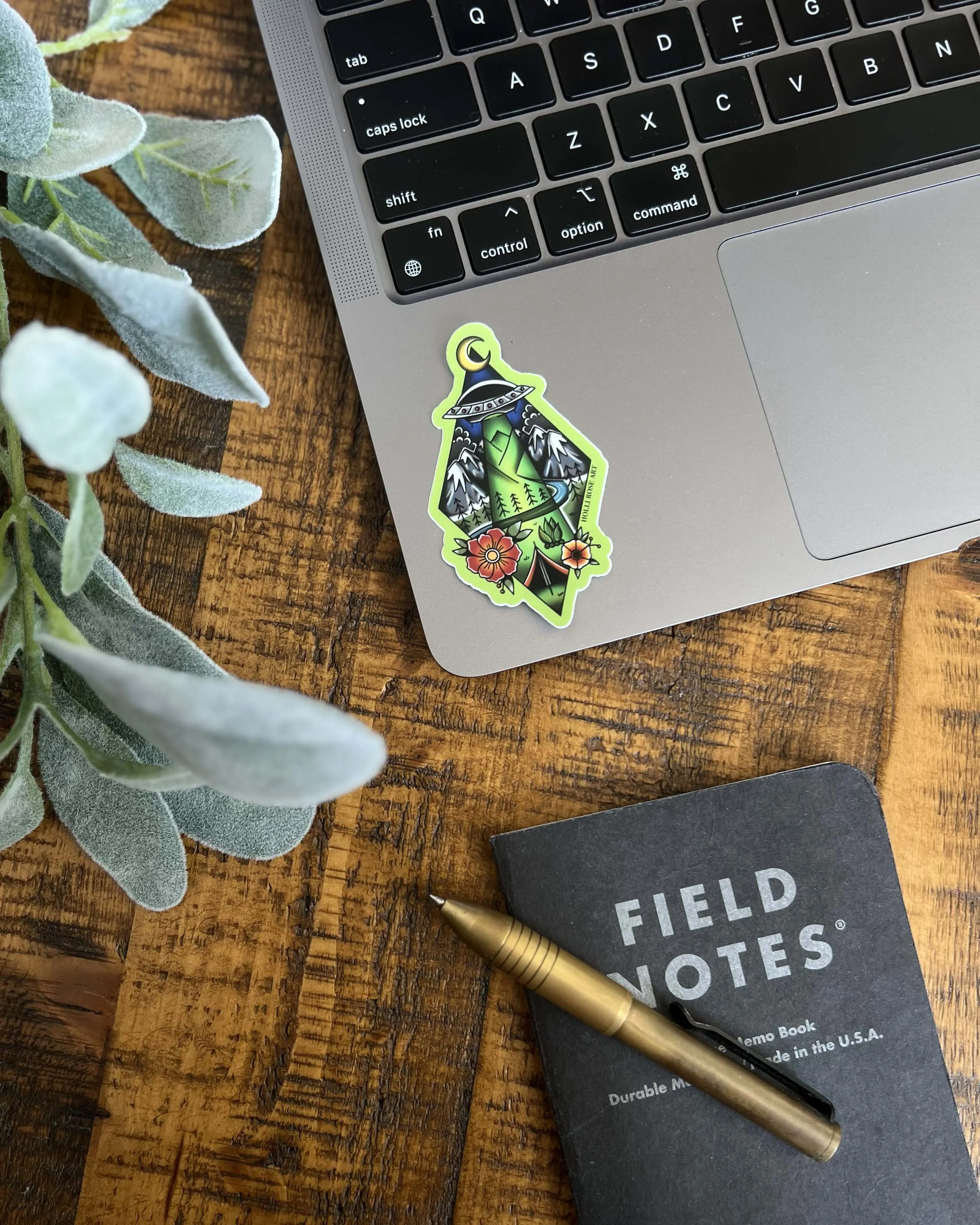 Alien Abduction Sticker