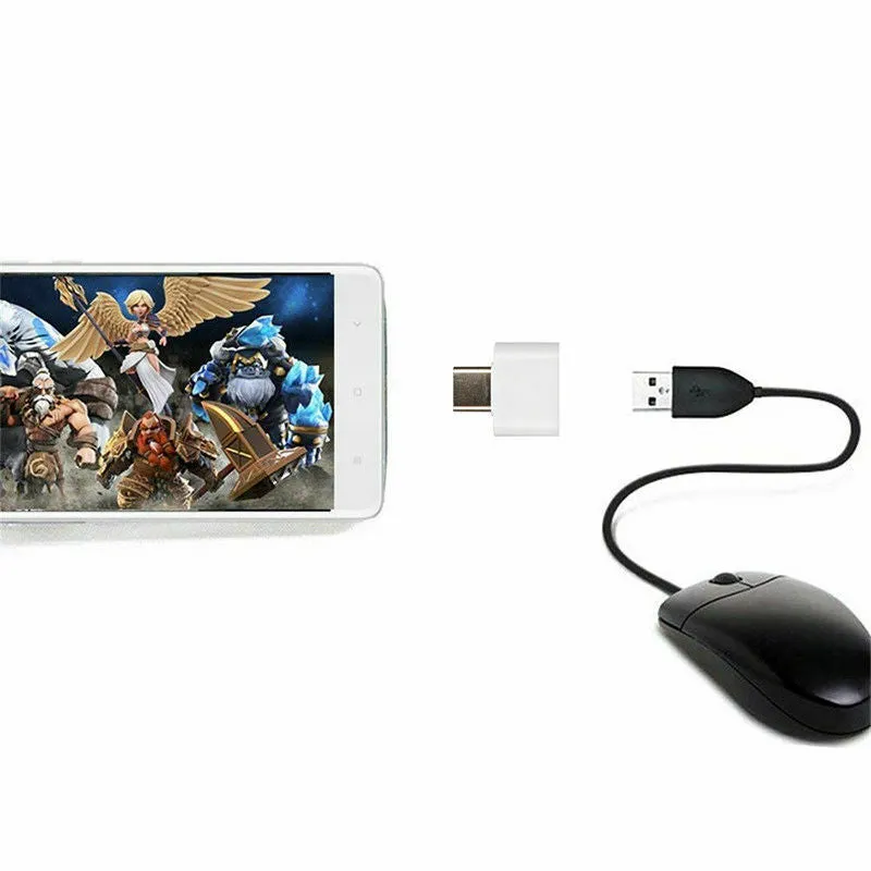 Aluminium USB 2.0/Micro USB Adaptor/Connector (Silver)