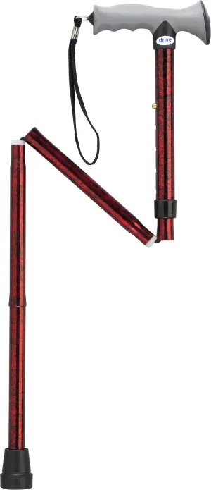 Aluminum Folding Cane with Gel Grip