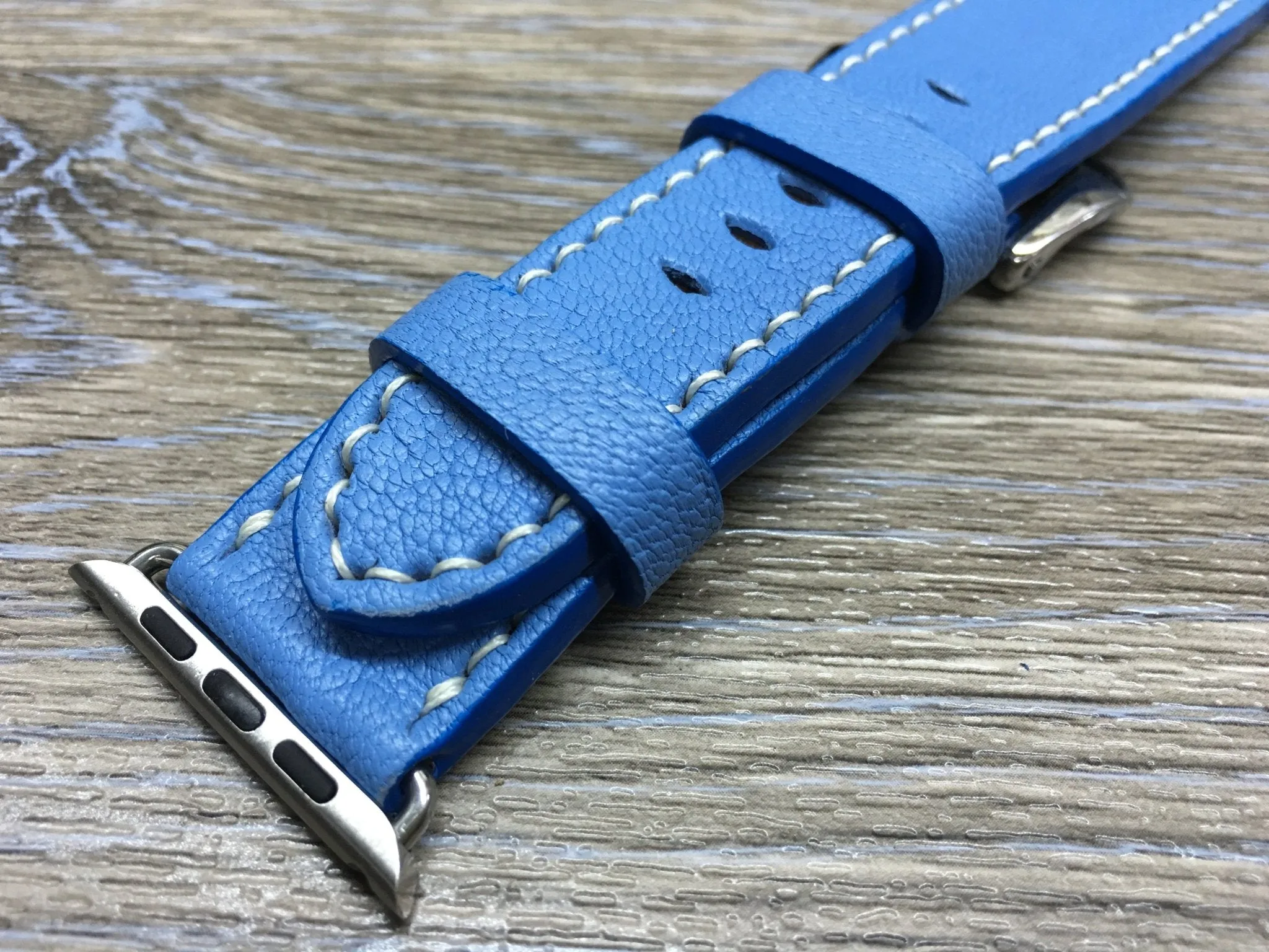 Apple Watch Band Series 8, iWatch Band, Smart Watch Band, Leather Watch Straps for Google Pixel, Apple Watch 45mm Space Grey