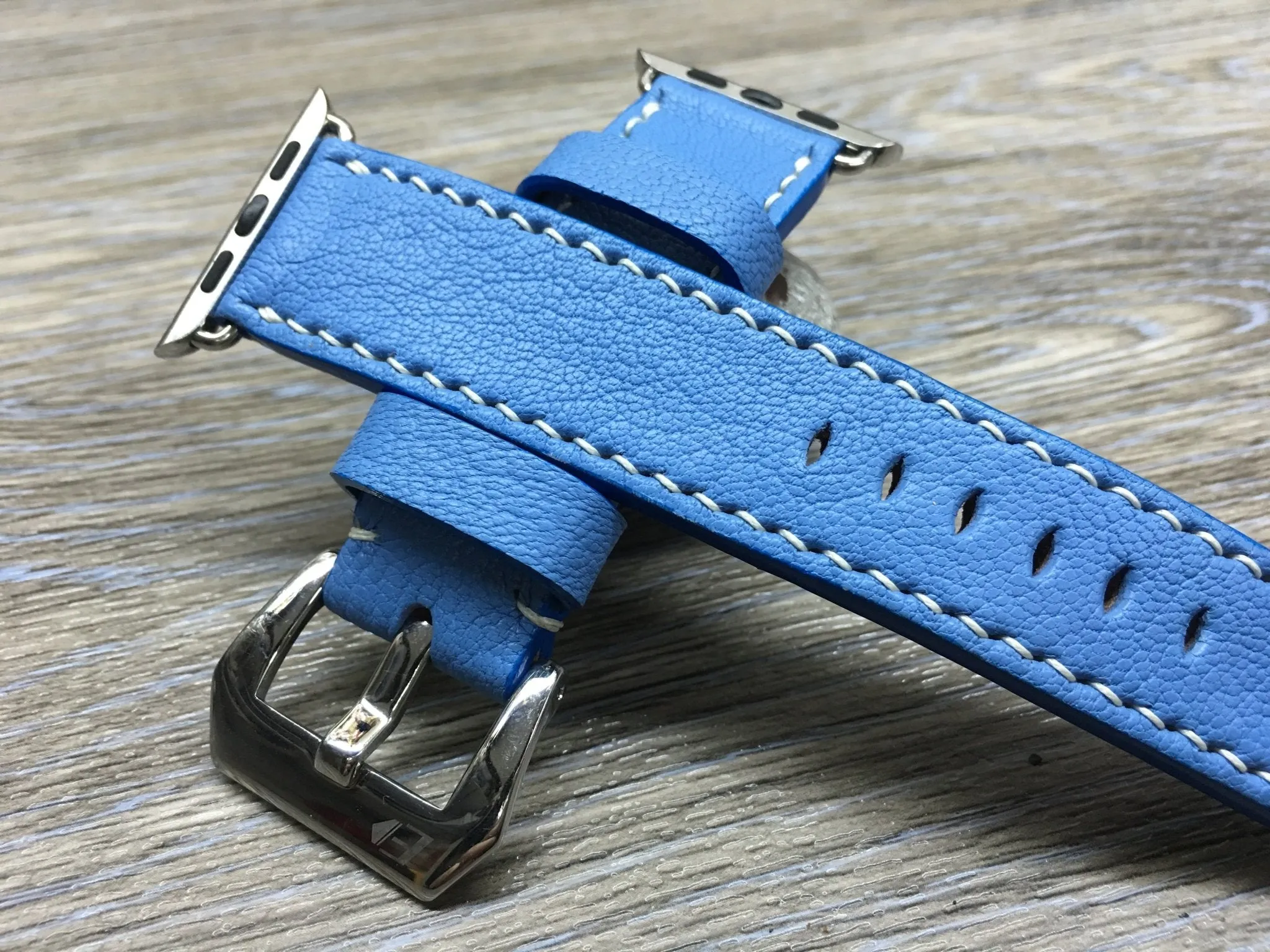Apple Watch Band Series 8, iWatch Band, Smart Watch Band, Leather Watch Straps for Google Pixel, Apple Watch 45mm Space Grey