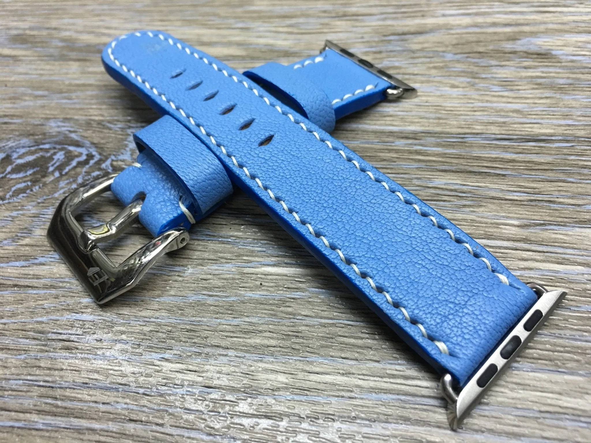Apple Watch Band Series 8, iWatch Band, Smart Watch Band, Leather Watch Straps for Google Pixel, Apple Watch 45mm Space Grey