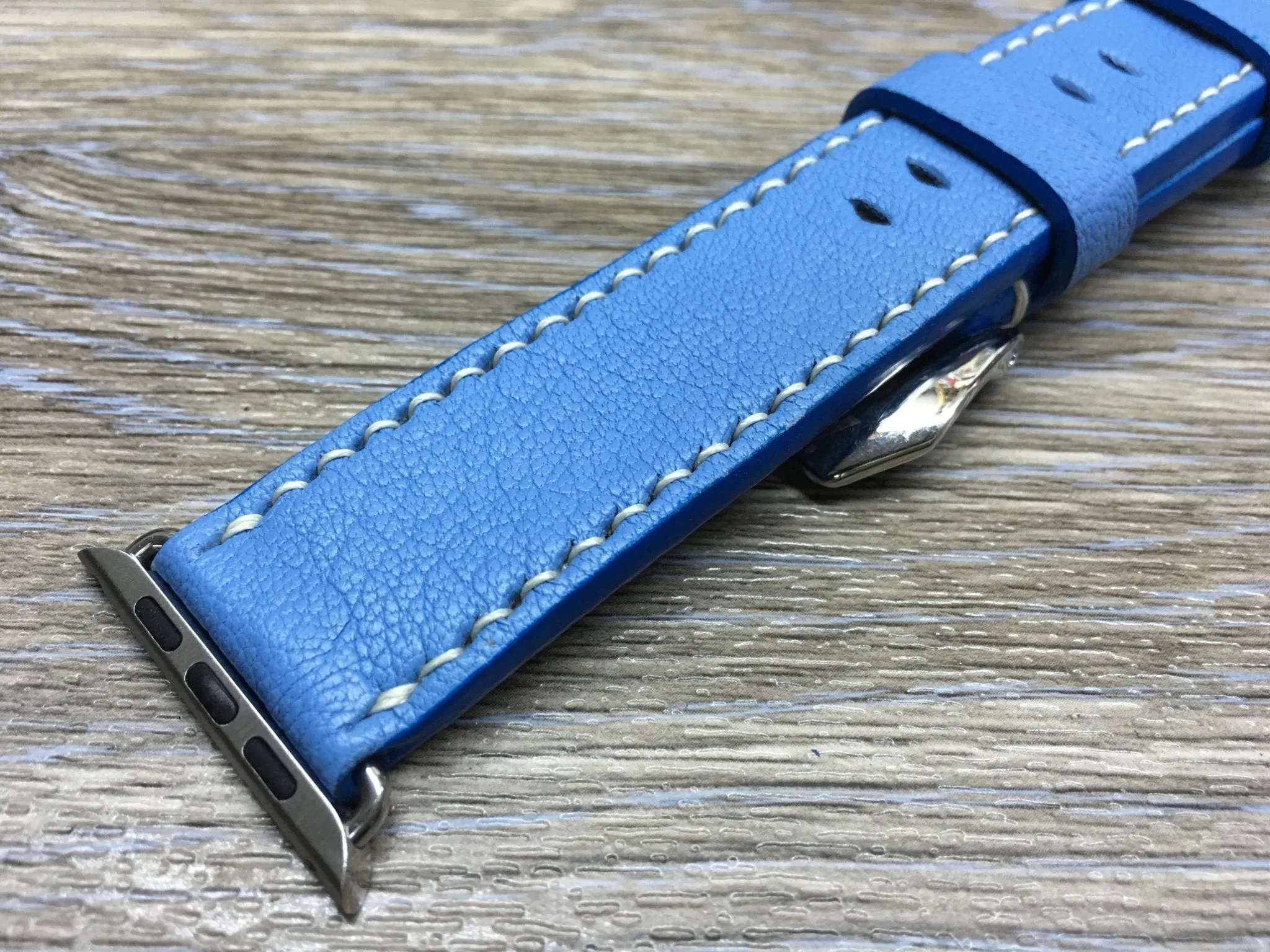 Apple Watch Band Series 8, iWatch Band, Smart Watch Band, Leather Watch Straps for Google Pixel, Apple Watch 45mm Space Grey