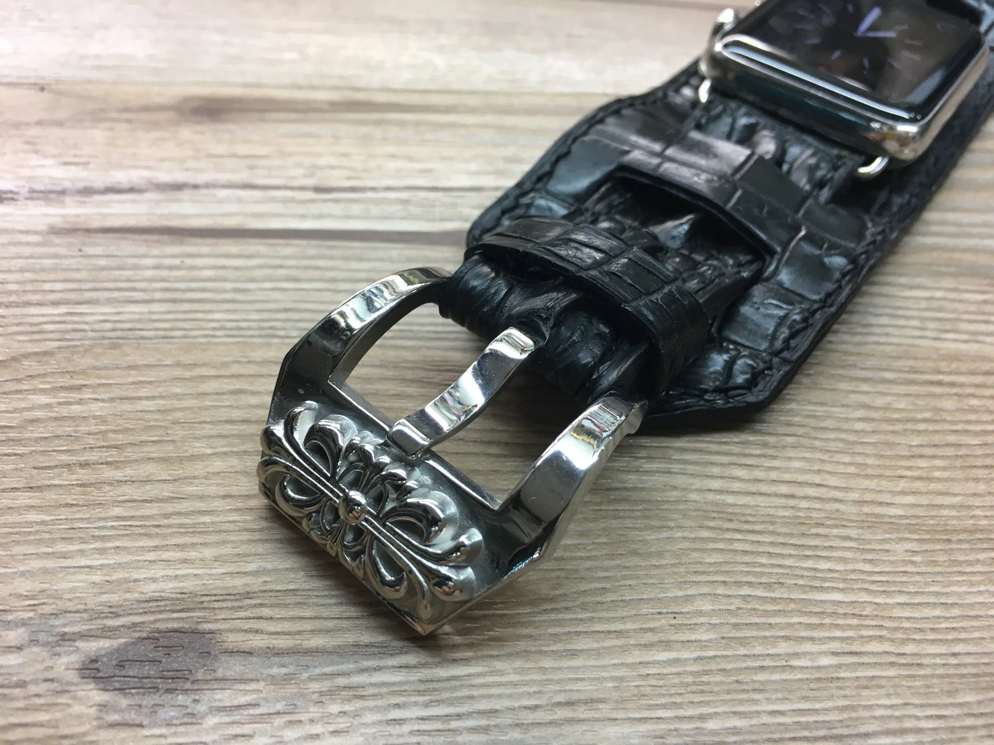 Apple Watch Ultra, Apple Watch 45mm watch band, Smartwatch Leather watch Band, Alligator Watch Band 49mm 44mm 42mm, Valentines Day Gift Ideas