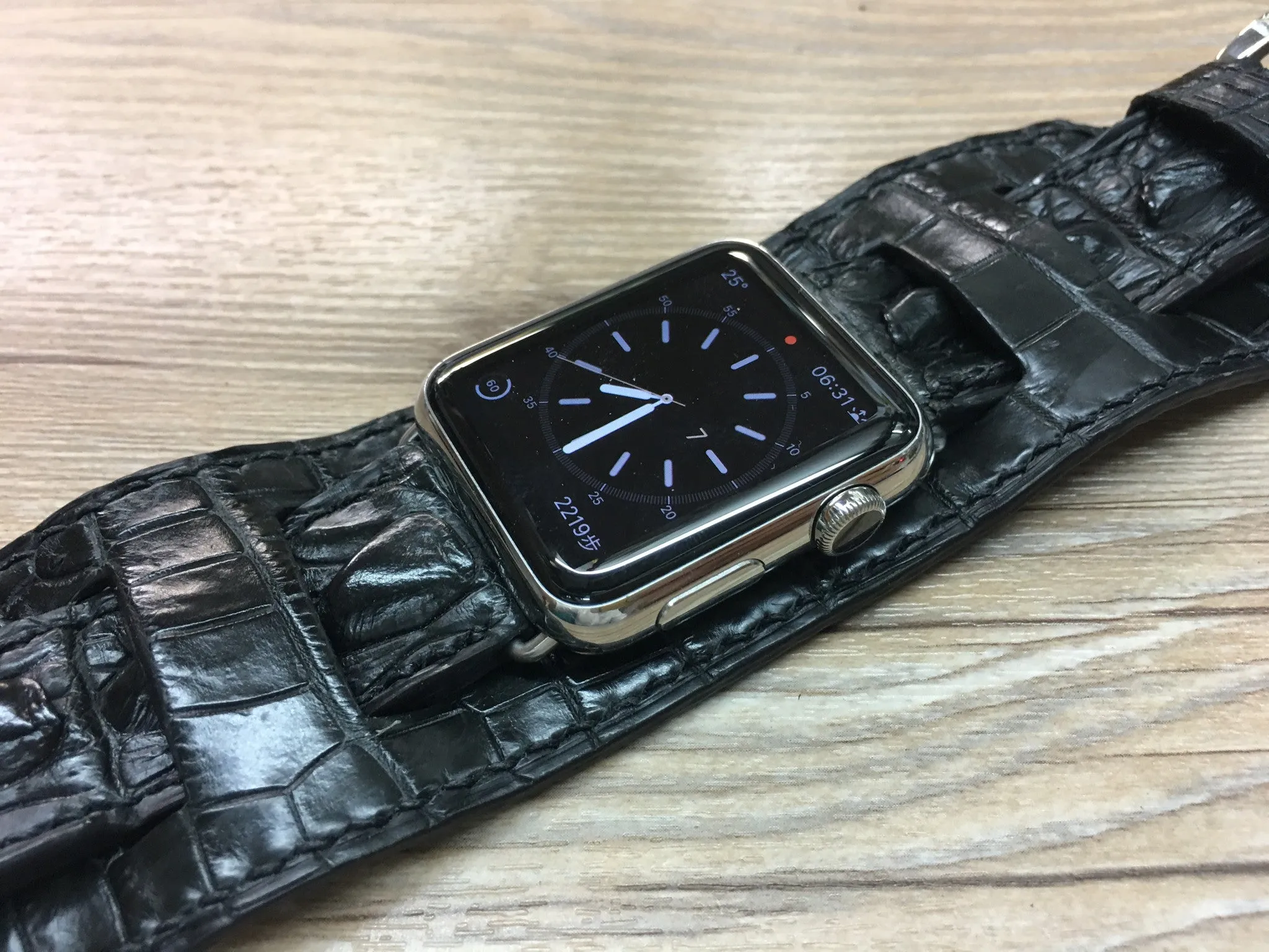 Apple Watch Ultra, Apple Watch 45mm watch band, Smartwatch Leather watch Band, Alligator Watch Band 49mm 44mm 42mm, Valentines Day Gift Ideas