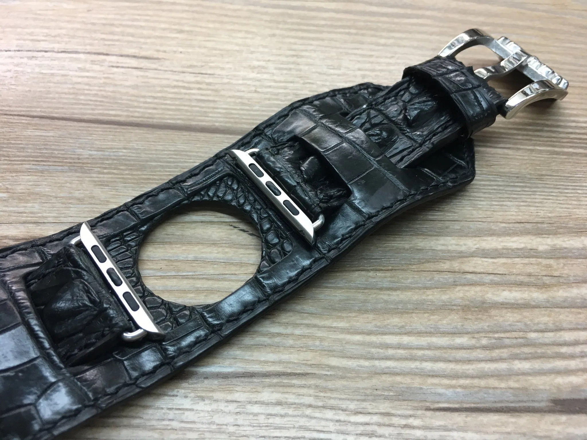Apple Watch Ultra, Apple Watch 45mm watch band, Smartwatch Leather watch Band, Alligator Watch Band 49mm 44mm 42mm, Valentines Day Gift Ideas