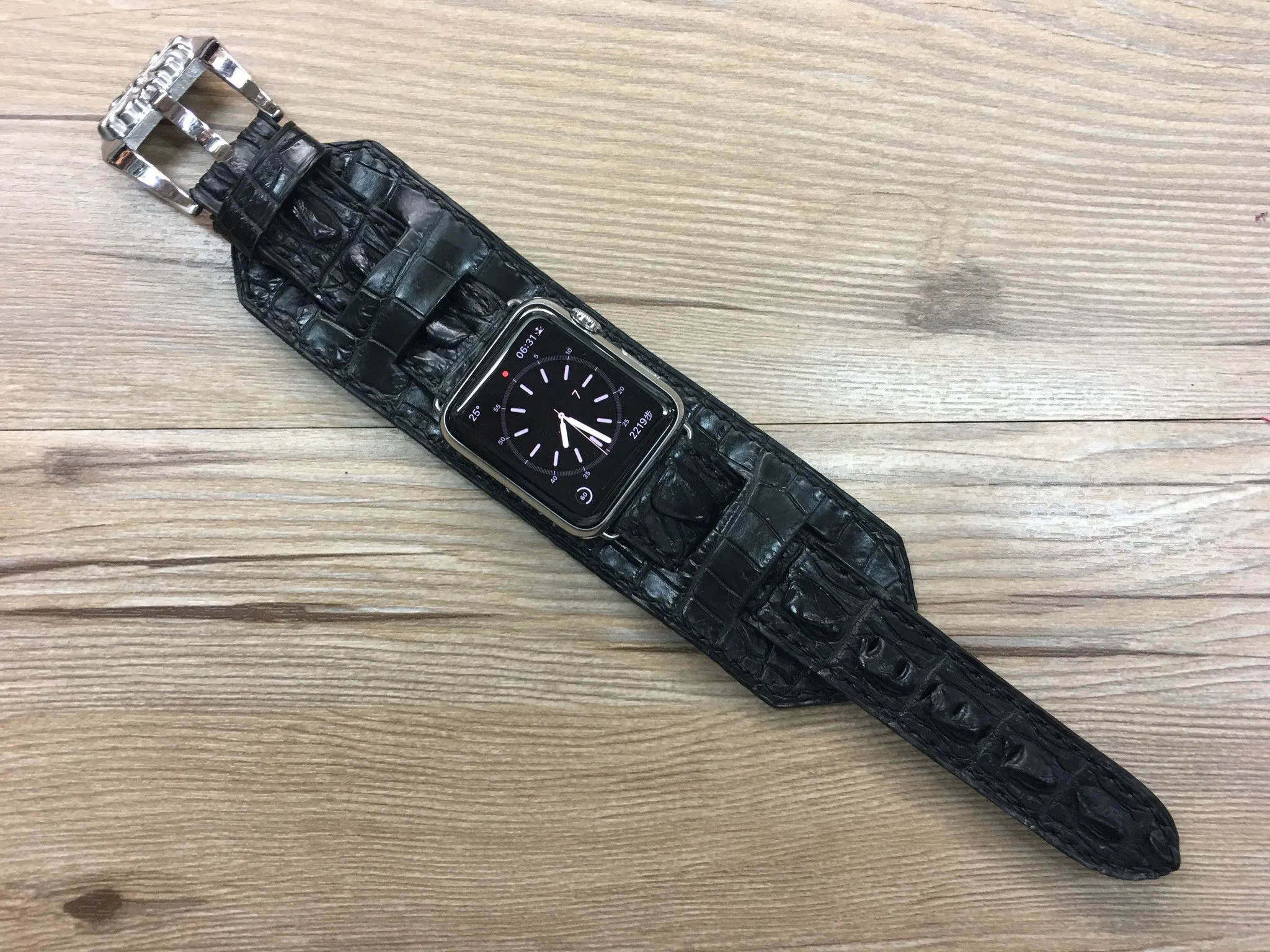 Apple Watch Ultra, Apple Watch 45mm watch band, Smartwatch Leather watch Band, Alligator Watch Band 49mm 44mm 42mm, Valentines Day Gift Ideas