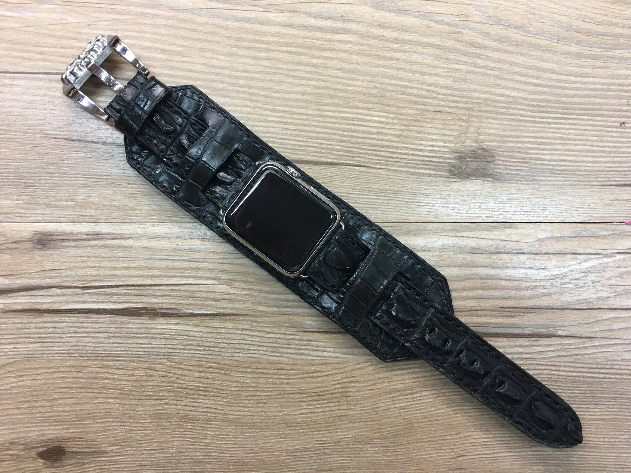 Apple Watch Ultra, Apple Watch 45mm watch band, Smartwatch Leather watch Band, Alligator Watch Band 49mm 44mm 42mm, Valentines Day Gift Ideas
