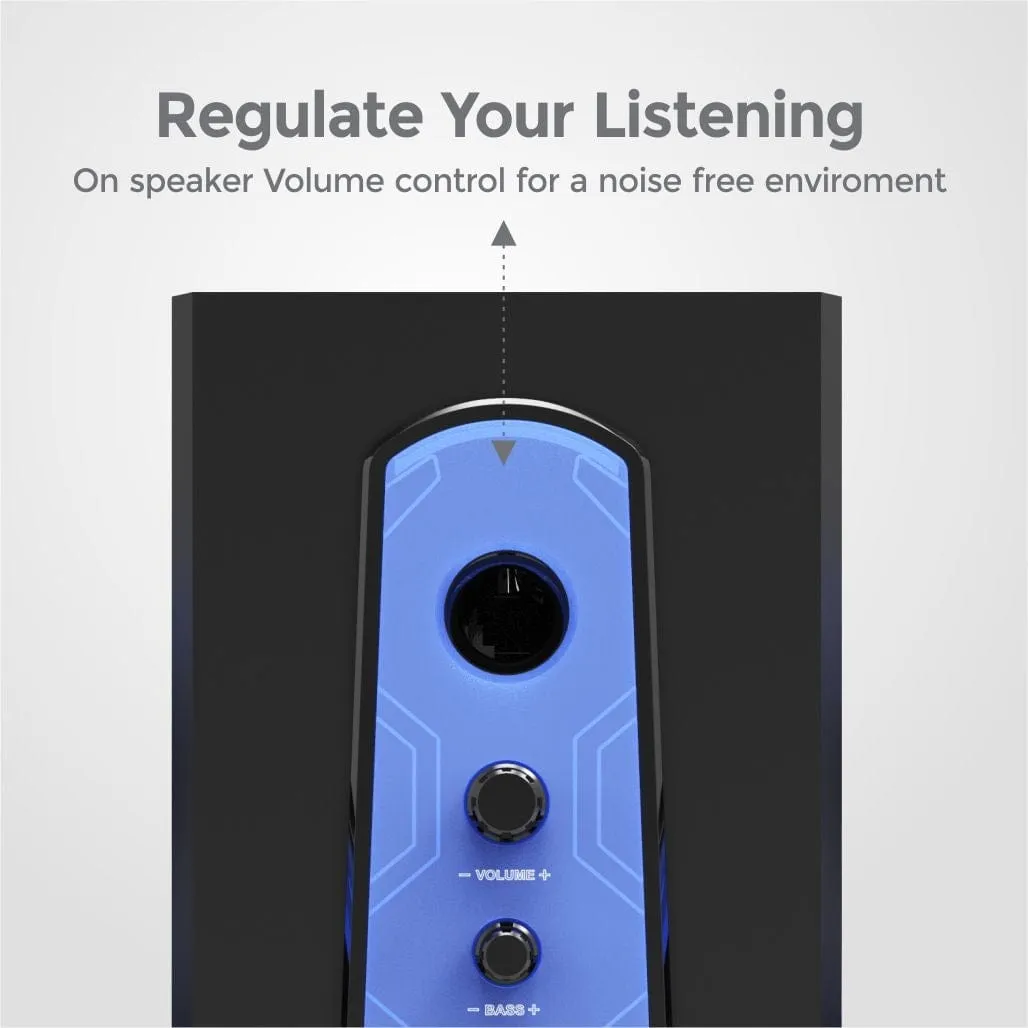 Astrum 2.1CH Led Light Wireless Multimedia Speaker - SM070