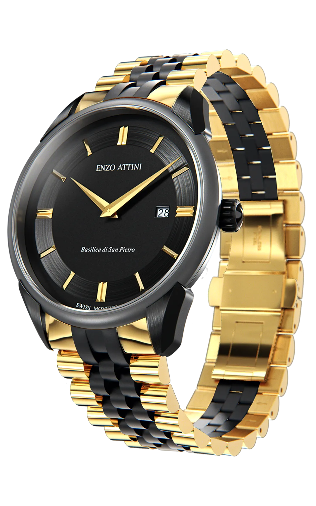 Basilica di San Pietro, Roma - President Bracelet / Swiss Movement. (Copy)