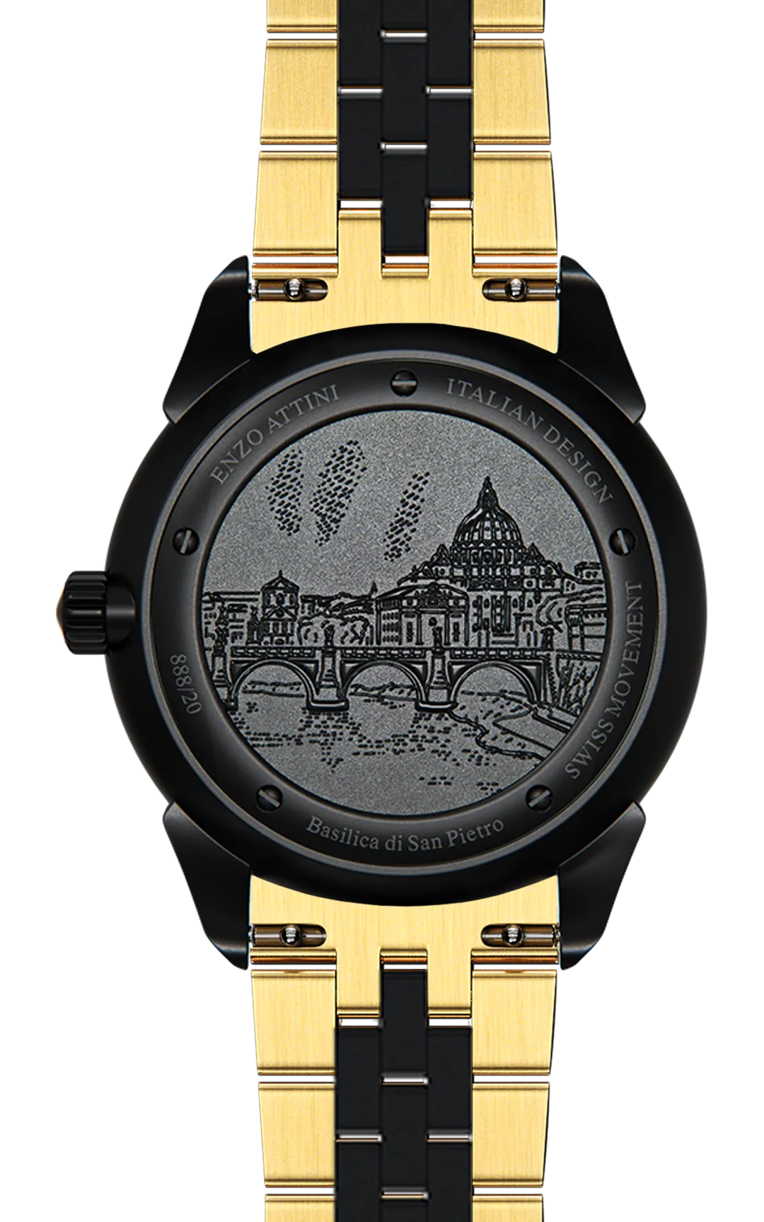 Basilica di San Pietro, Roma - President Bracelet / Swiss Movement. (Copy)