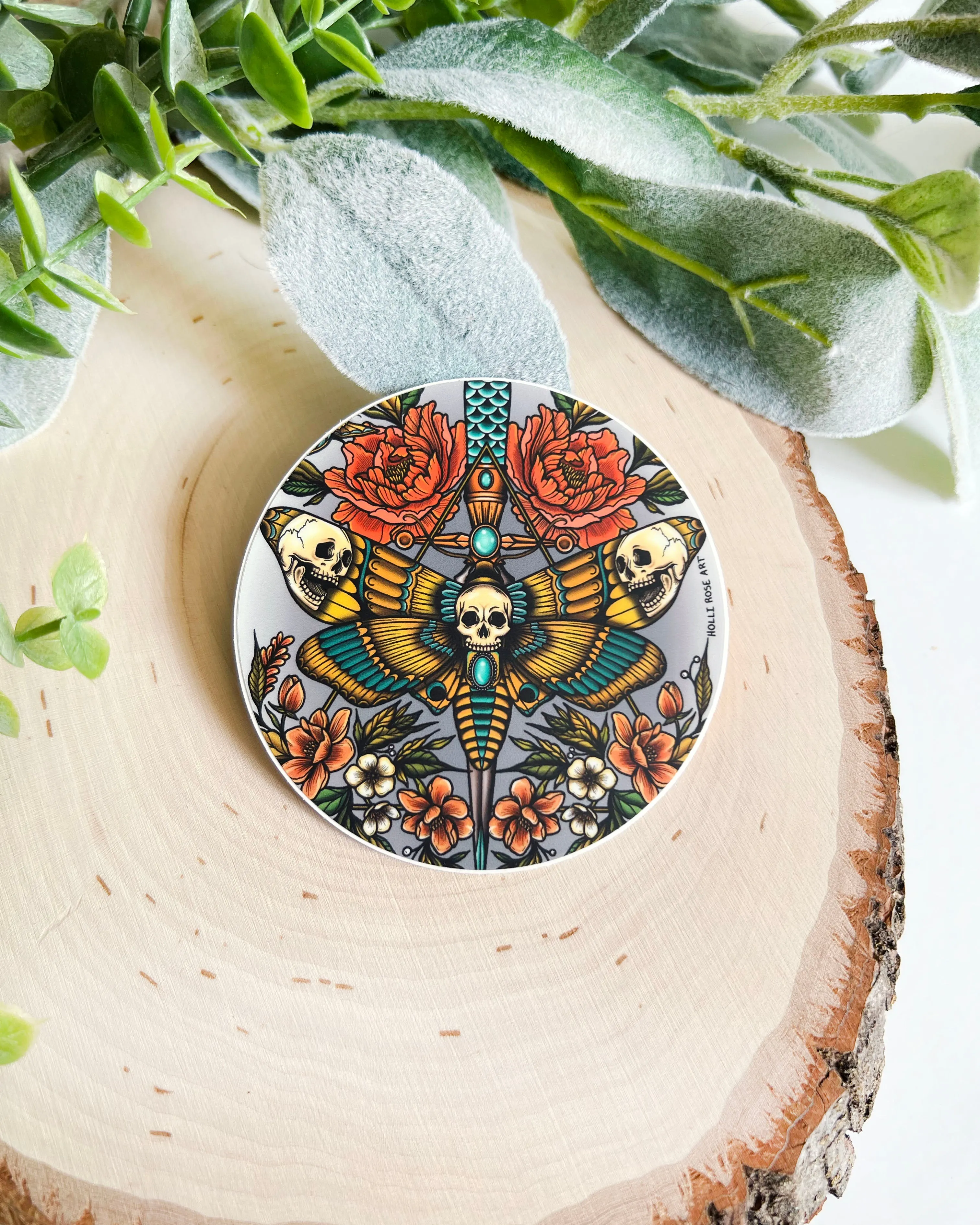 Beware the Moth Sticker