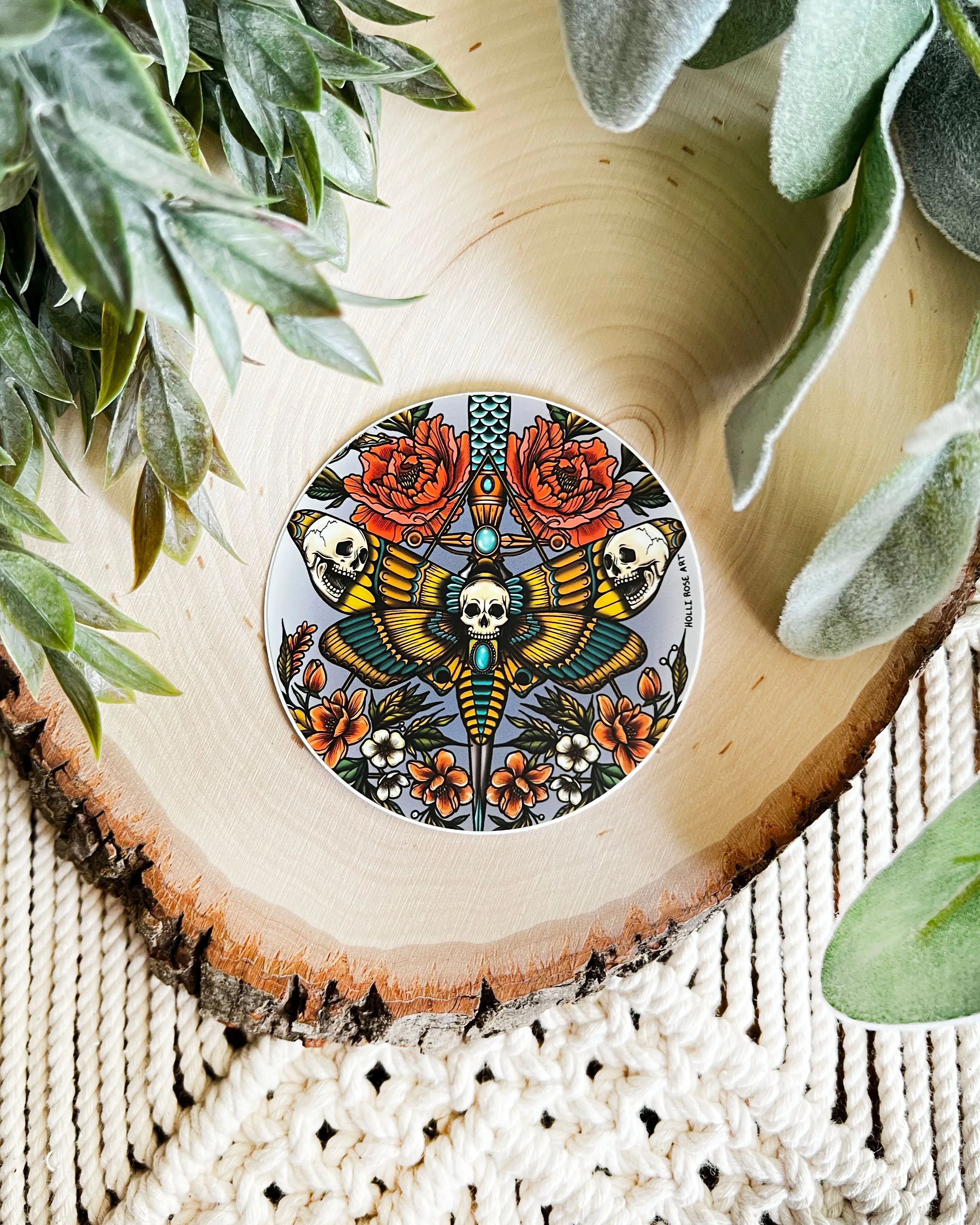 Beware the Moth Sticker