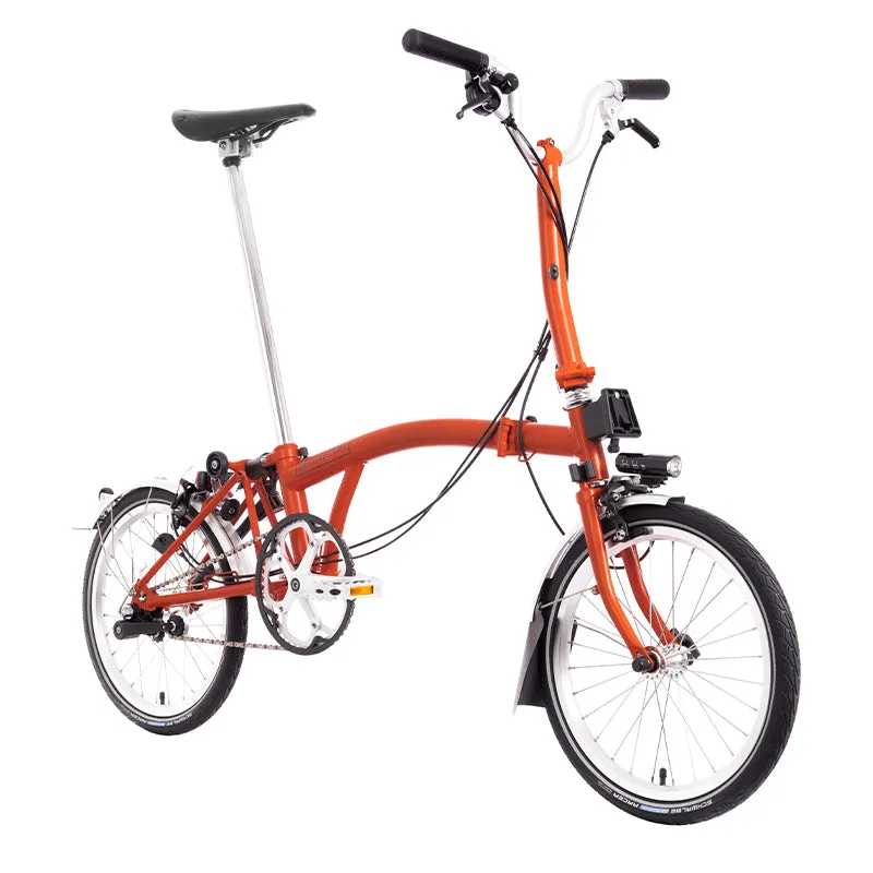 Bicicleta - Plegable  Brompton M3L SIGNAL ORANGE