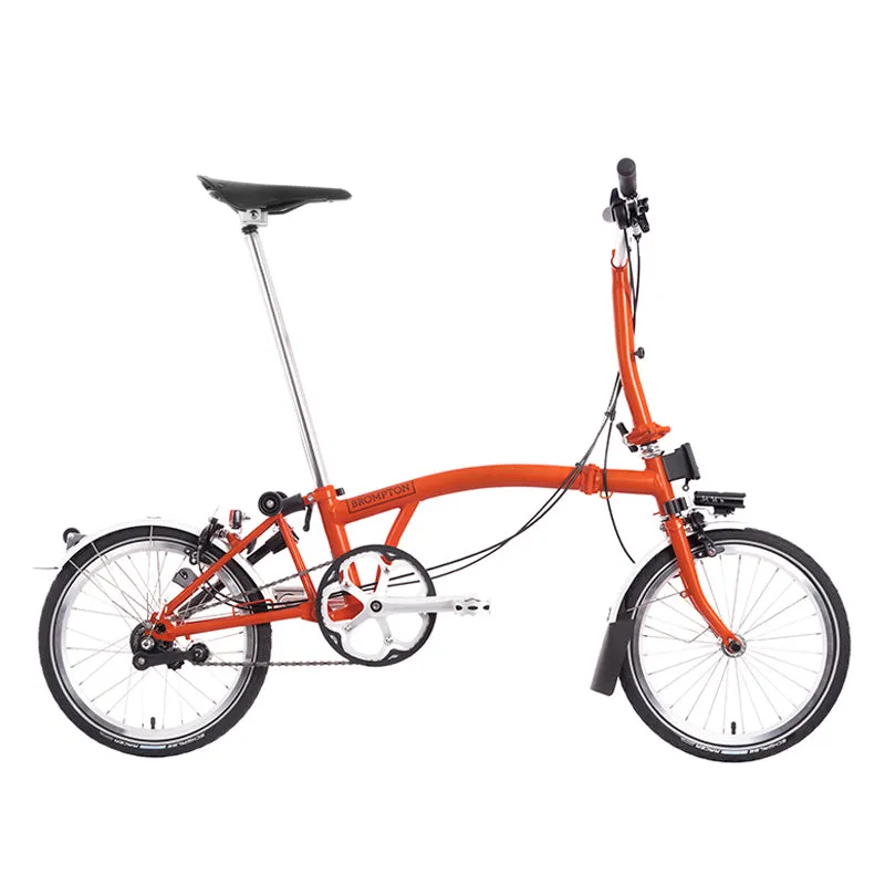 Bicicleta - Plegable  Brompton M3L SIGNAL ORANGE