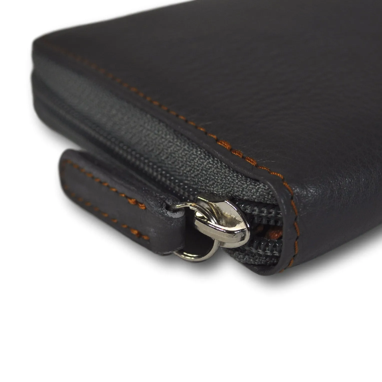 BigSpender / Ladies Purse - Leather Grey-Cognac