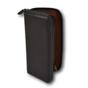 BigSpender / Ladies Purse - Leather Grey-Cognac