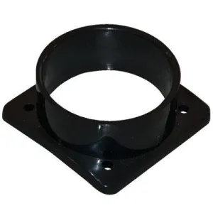 Black Central Vacuum Input Flange Coupling
