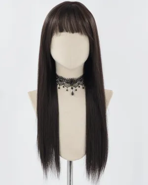 Black Straight Synthetic Wig HW553