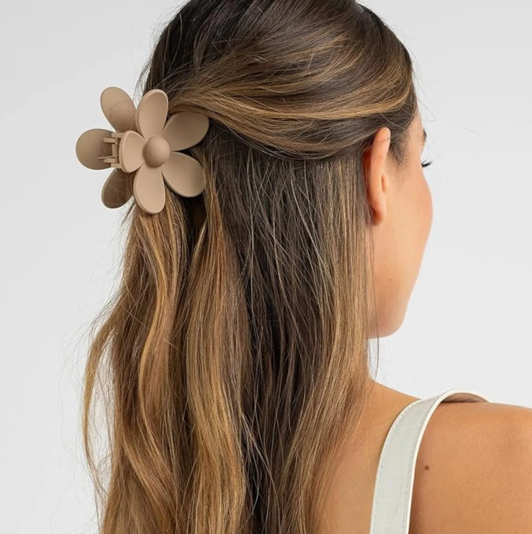Blue Flower Hair Claw