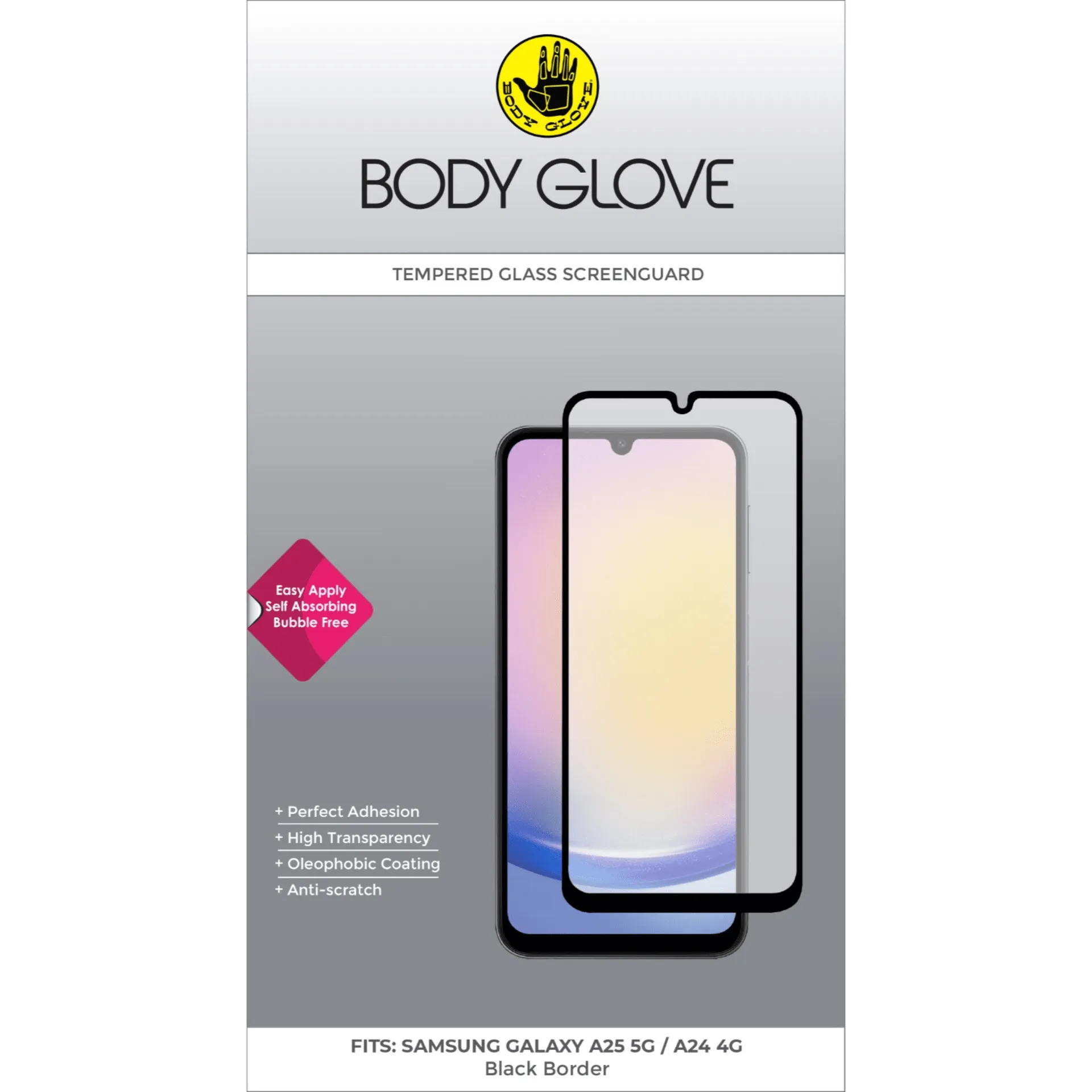 Body Glove Samsung Galaxy A25/A24 Tempered Glass Screenguard