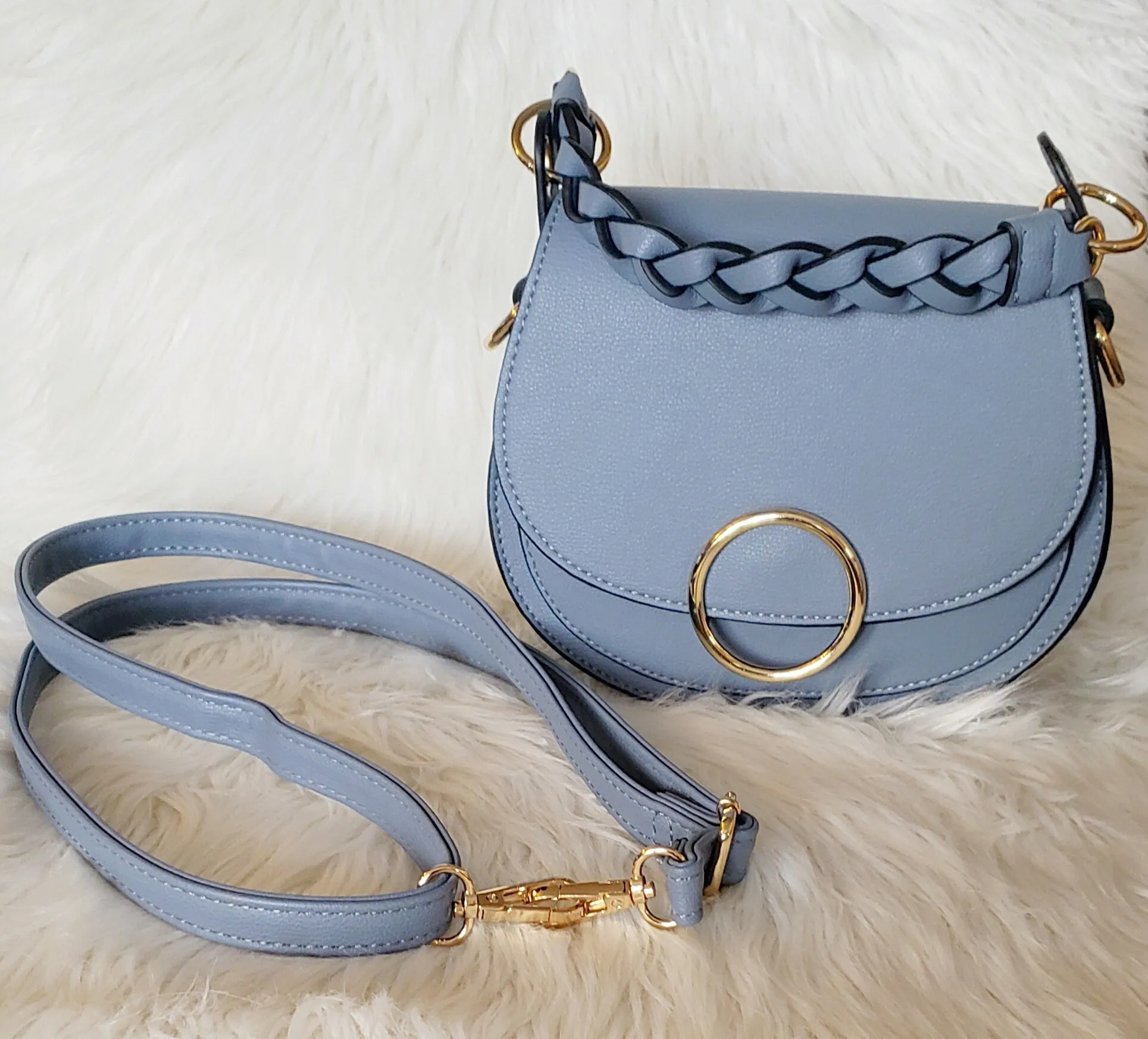 Braided Handle Body Bag