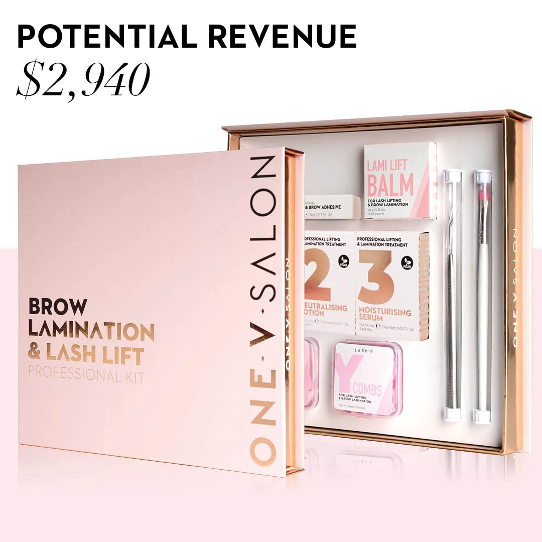 Brow Lamination & Lash Lift Professional Complete Combo Kit