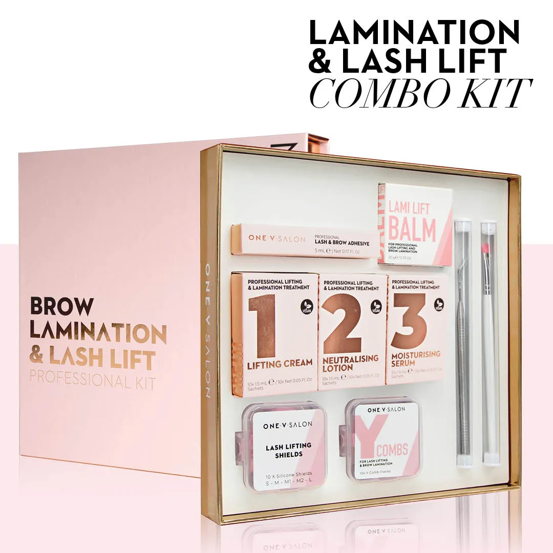 Brow Lamination & Lash Lift Professional Complete Combo Kit