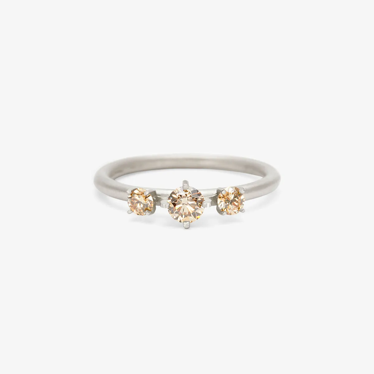 Brown Diamond Trinity Ring | R11701BR
