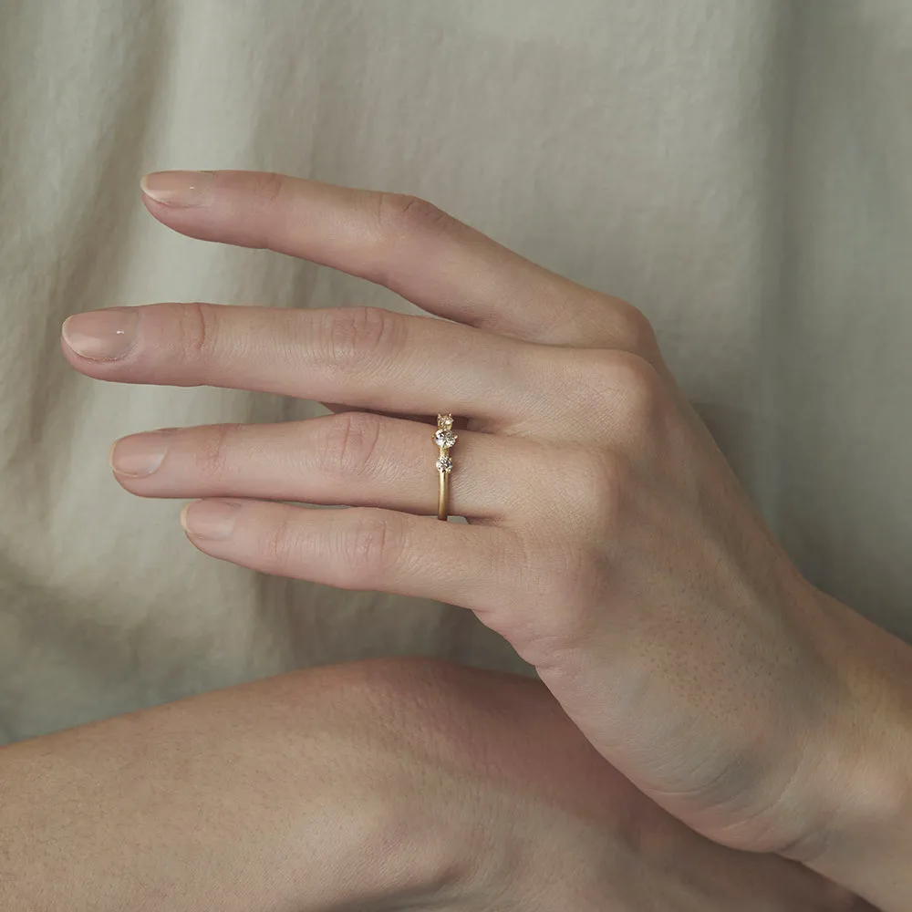 Brown Diamond Trinity Ring | R11701BR