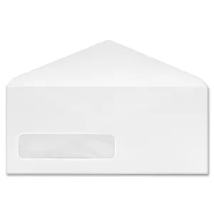 Business Source No. 9 V-flap Window Display Envelopes